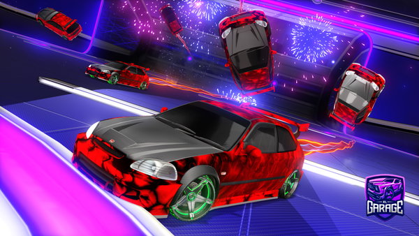 A Rocket League car design from jerminator333