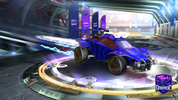 A Rocket League car design from BVCKWUDZ