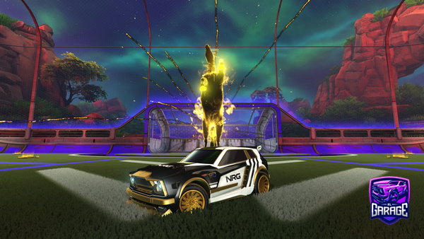 A Rocket League car design from Dropshotiux