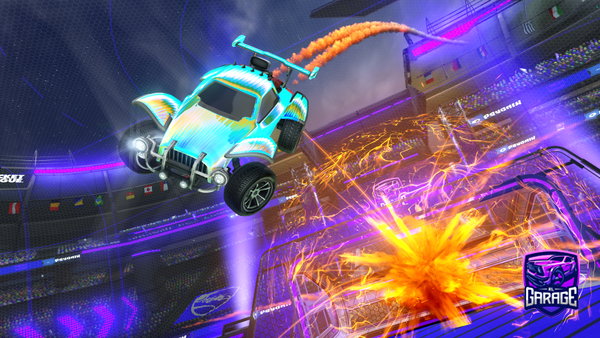 A Rocket League car design from dogandoven