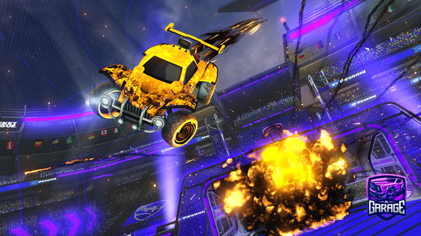 A Rocket League car design from LittleLily