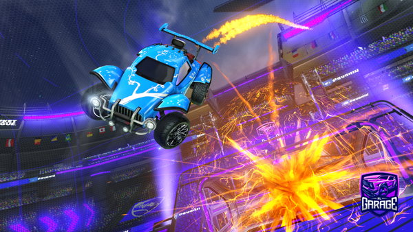 A Rocket League car design from dababypoop