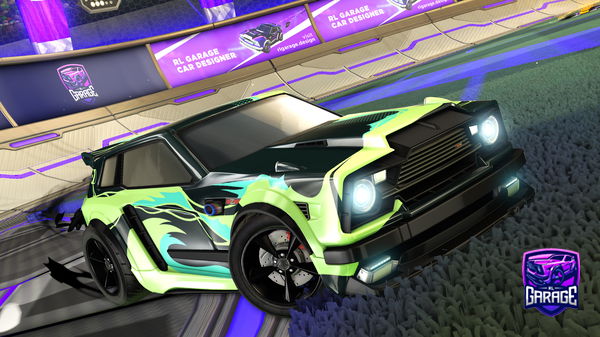 A Rocket League car design from EvanVZ