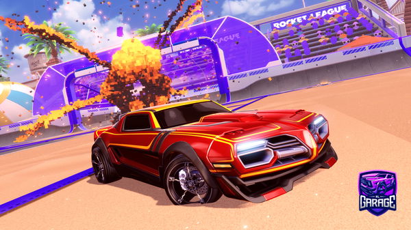 A Rocket League car design from Mudbogpro