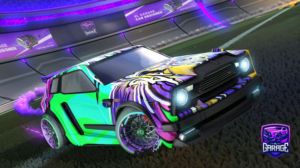 A Rocket League car design from TWOLights