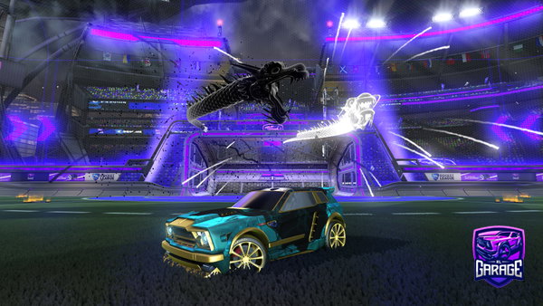 A Rocket League car design from Rlbeastqc