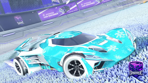 A Rocket League car design from Deceno