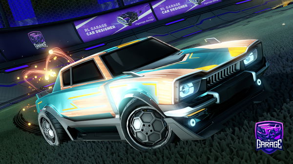 A Rocket League car design from LwGwNw