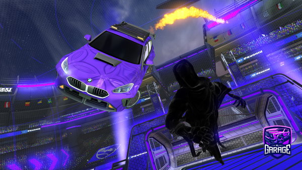 A Rocket League car design from Drkmttr