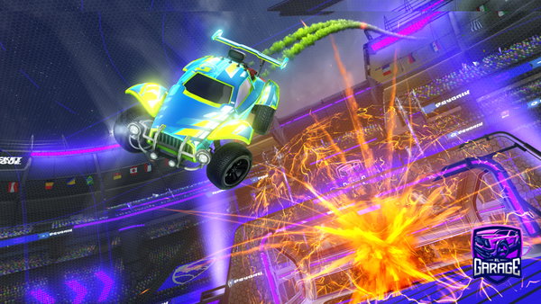 A Rocket League car design from Mini_Bond006