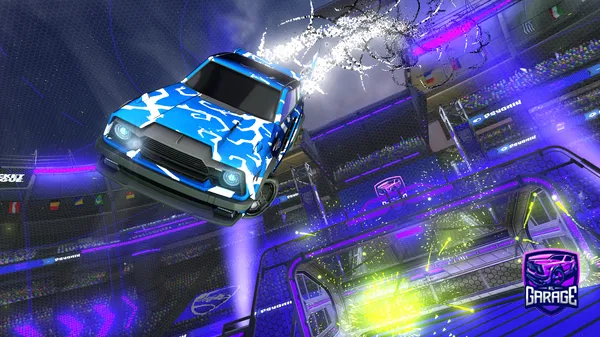 A Rocket League car design from SwaggyFace