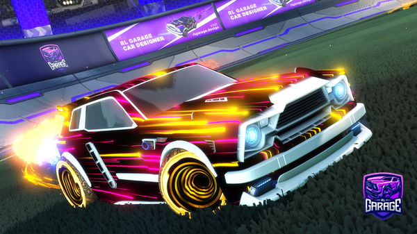 A Rocket League car design from Thronflohx