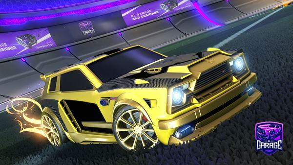 A Rocket League car design from JMarkall