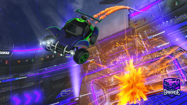 A Rocket League car design from PrimeTime90080