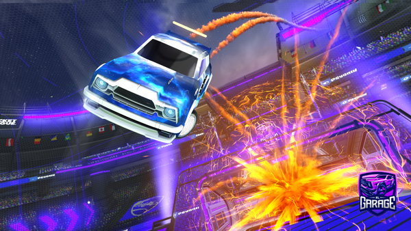 A Rocket League car design from valde456