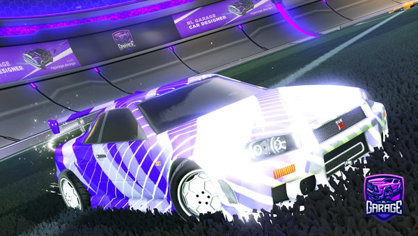 A Rocket League car design from samurokan