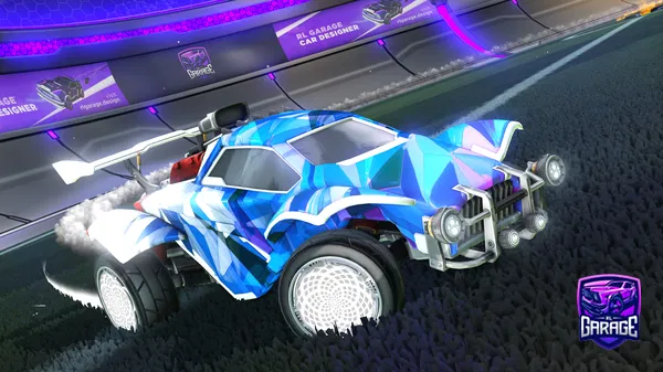 A Rocket League car design from JackieKy2