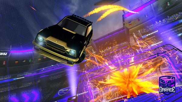 A Rocket League car design from Machinegun109