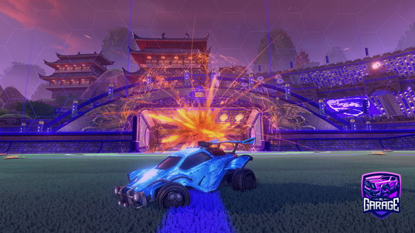 A Rocket League car design from Zueska