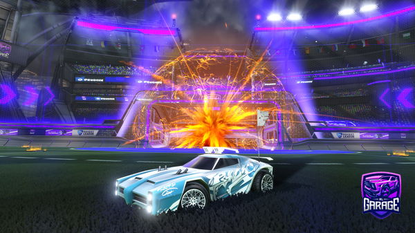 A Rocket League car design from DBuckets