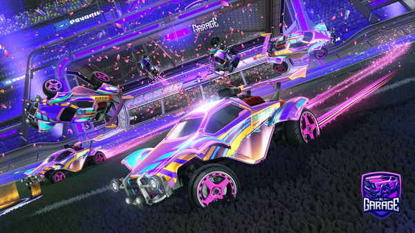 A Rocket League car design from Mimihime