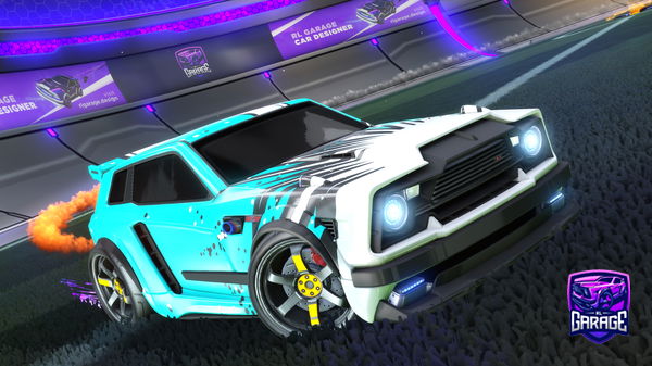 A Rocket League car design from PLOUTTY