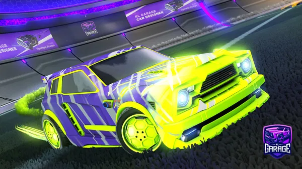A Rocket League car design from Outburst