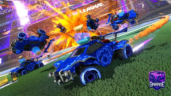 A Rocket League car design from Alleyzonweed
