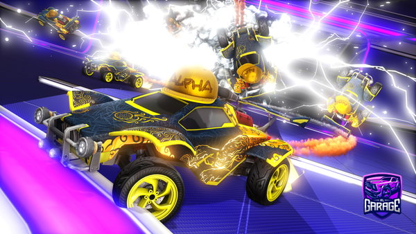A Rocket League car design from Fabi007