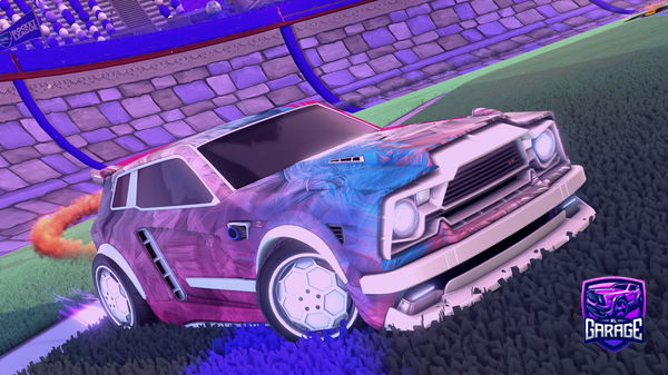 A Rocket League car design from hottiemcshottie