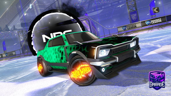 A Rocket League car design from SZNL