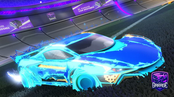 A Rocket League car design from thehealer_76