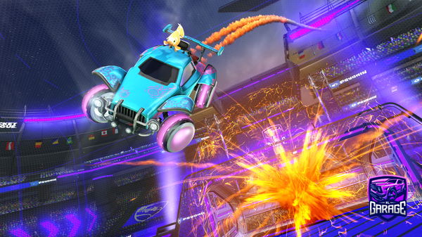 A Rocket League car design from MoistBrownie