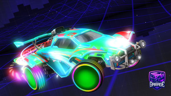A Rocket League car design from Bluefire657765