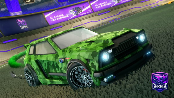 A Rocket League car design from Manekiz_