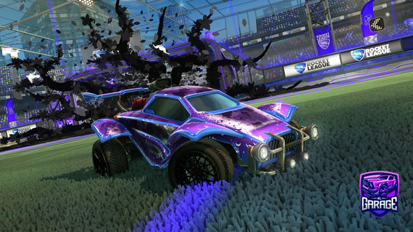 A Rocket League car design from Kayumi