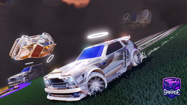 A Rocket League car design from Rockkamsen