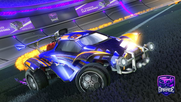 A Rocket League car design from shgr