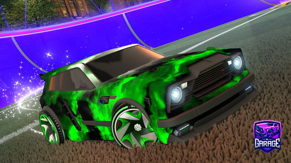 A Rocket League car design from mosasaurus13