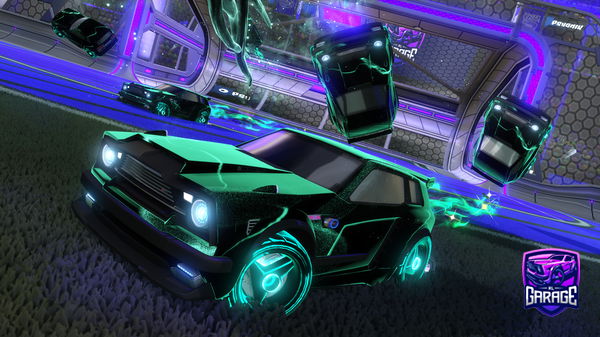 A Rocket League car design from FiftyState