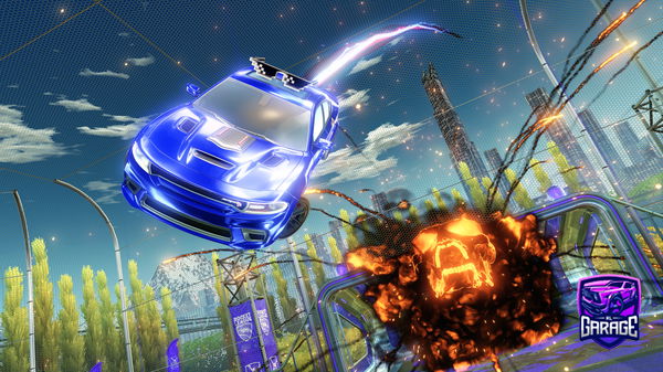 A Rocket League car design from WTHBADGER