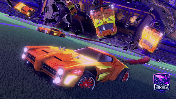 A Rocket League car design from W00d13S154321