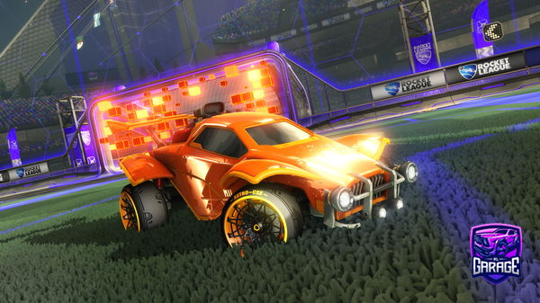 A Rocket League car design from Kirby_is_best