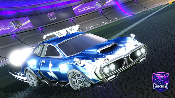 A Rocket League car design from Nugget350