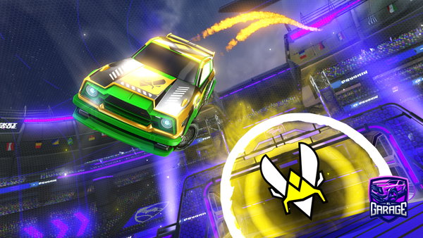 A Rocket League car design from overcooked