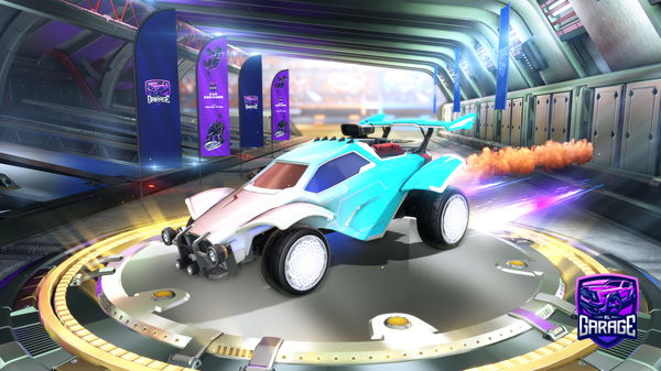 A Rocket League car design from BikerKing
