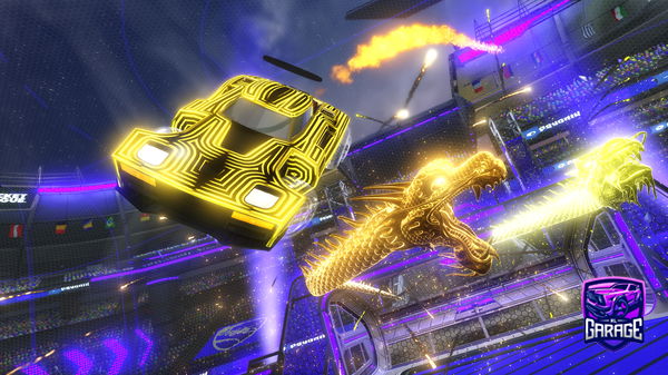 A Rocket League car design from Peanut10tottie