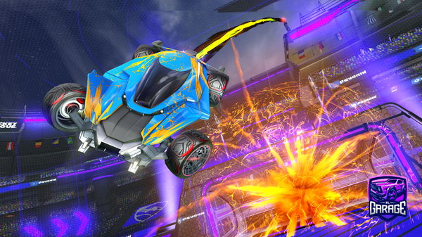 A Rocket League car design from Gunshy