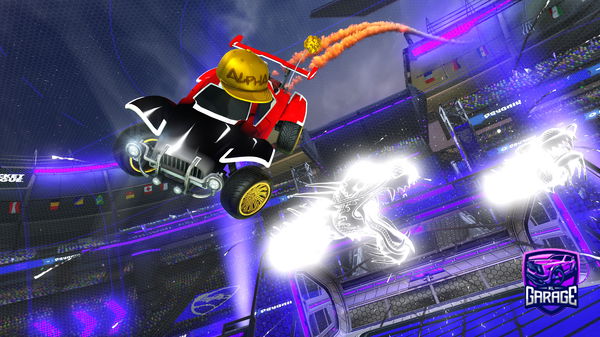 A Rocket League car design from ITSJRD900