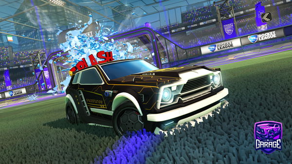 A Rocket League car design from futlfc